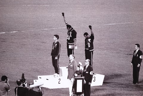 Framed Mexico City Olympics-1968 Print