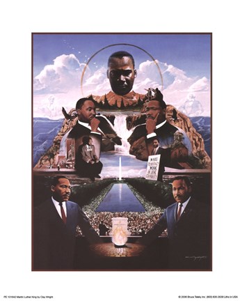 Framed Martin Luther King (Mini) Print