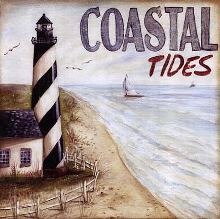 Framed Coastal Tides Print