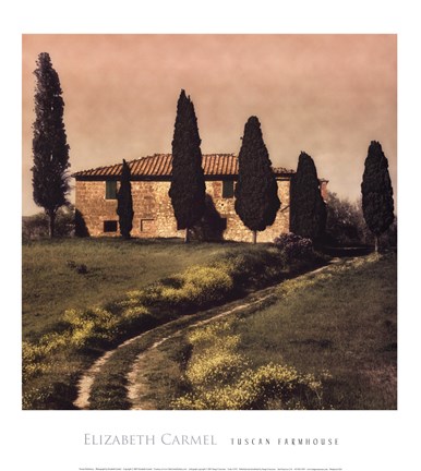 Framed Tuscan Farmhouse Print