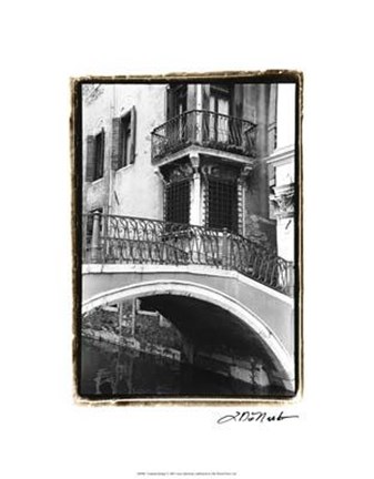 Framed Venetian Bridge Print
