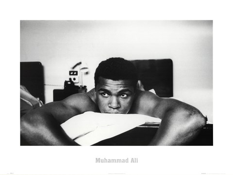 Framed Muhammad Ali - Massage Print