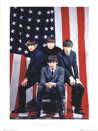 Framed Beatles - USA Print