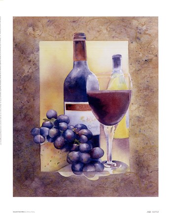 Framed Smooth Red Wine Print