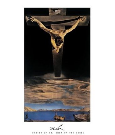 Framed Christ of St. John of the Cross, c.1951 Print