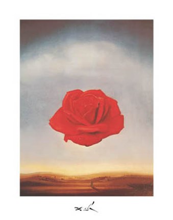 Framed Meditative Rose, c.1958 Print