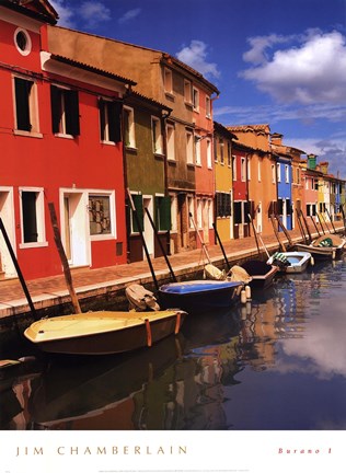 Framed Burano I Print