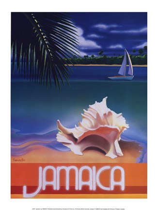 Framed Jamaica Print