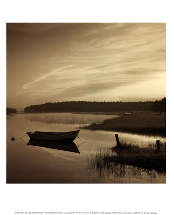 Framed Misty Morning Print