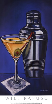 Framed Martini Print