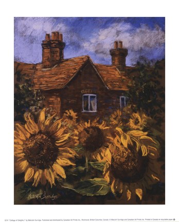 Framed Cottage Of Delights I Print