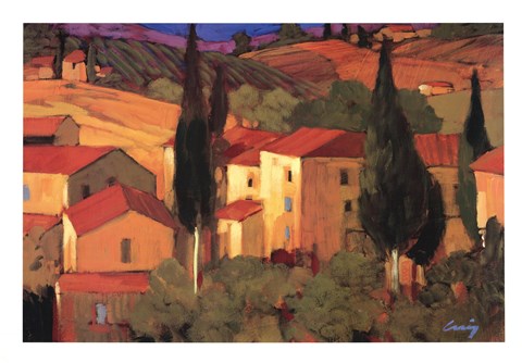 Framed Terracotta Vista Print