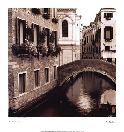 Framed Ponti Di Venezia No. 2 Print
