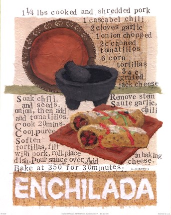 Framed Enchilada Print