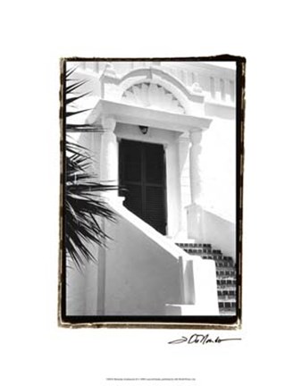 Framed Bermuda Architecture II Print