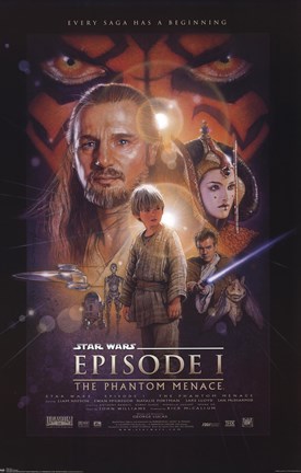 Framed Star Wars - Episode I Print