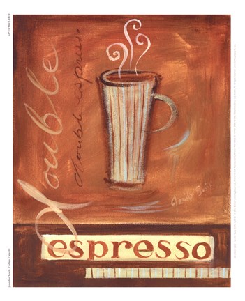 Framed Coffee Cafe III Print