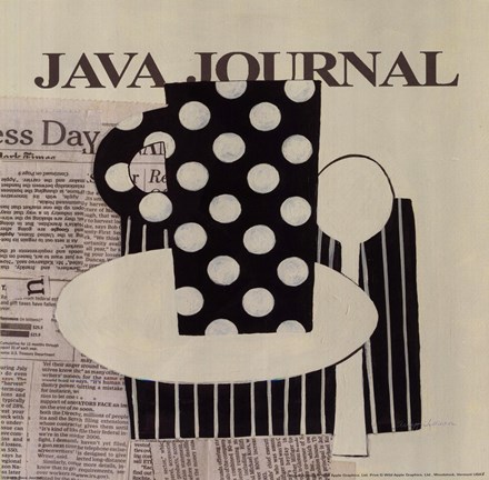 Framed Java Journal Print