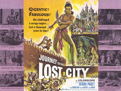 Framed Journey to the Lost City Print