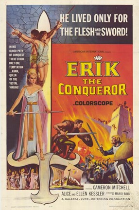 Framed Erik the Conqueror Print