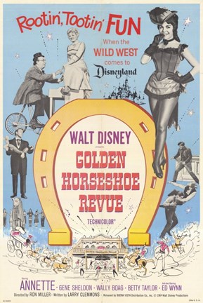 Framed Golden Horseshoe Revue Print