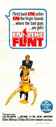Framed In Like Flint Movie Print