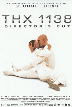 Framed THX-1138 - white Print