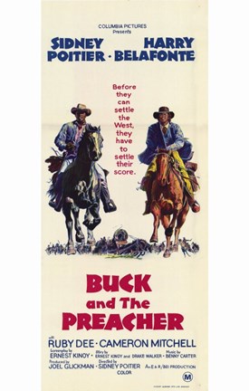 Framed Buck and the Preacher Print