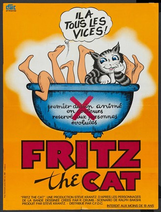 Framed Fritz the Cat Print