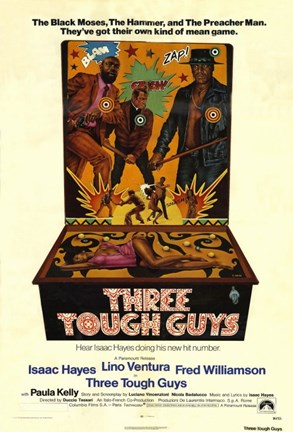 Framed Three Tough Guys (movie poster) Print