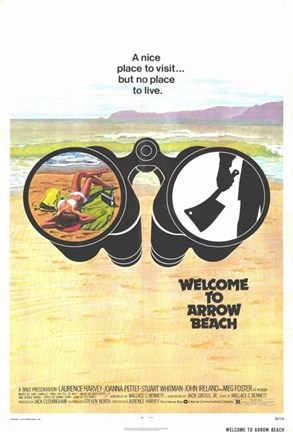 Framed Welcome to Arrow Beach Print