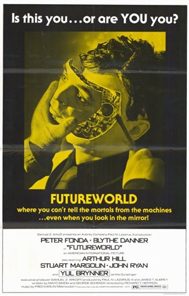 Framed Futureworld Movie Print