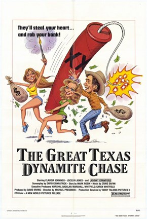 Framed Great Texas Dynamite Chase Print