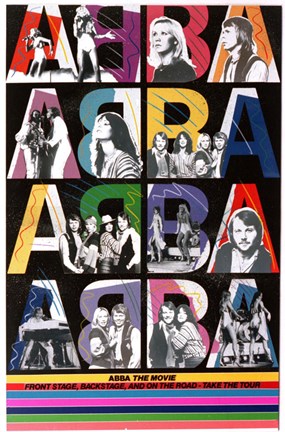 Framed Abba: The Movie - colorful Print