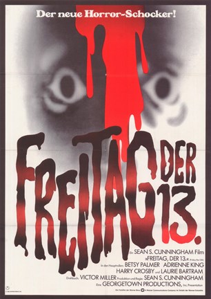 Framed Friday the 13th (german) Print