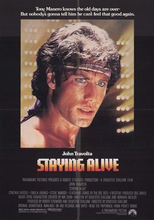 Framed Staying Alive Print