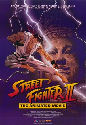 Framed Street Fighter II Movie Print