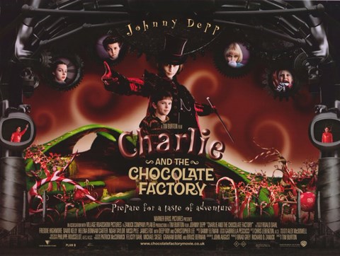 Framed Charlie and the Chocolate Factory Horizontal Print