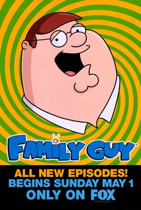 Framed Family Guy Peter Griffin Print