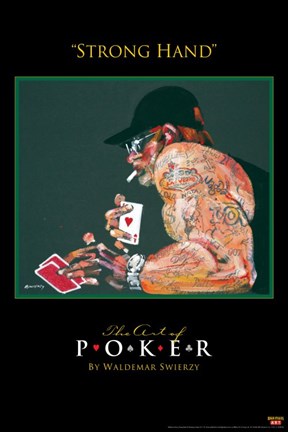 Framed World Series of Poker Strong Hand Print