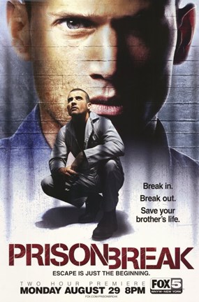 Framed Prison Break (TV) Dominic Purcell as Lincoln Burrows Print