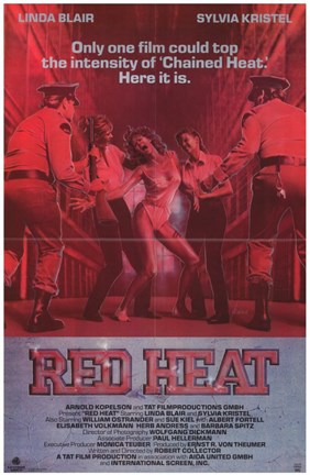 Framed Red Heat Print