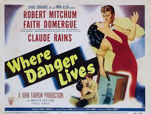 Framed Where Danger Lives - horizontal Print