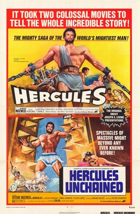 Framed Hercules / Hercules Unchained Print