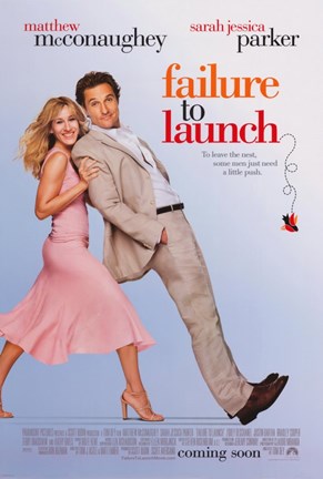 Framed Failure to Launch Print