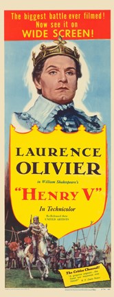 Framed Henry V Olivier, Lawrence Print