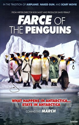 Framed Farce of the Penguins Print