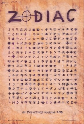 Framed Zodiac - symbols Print