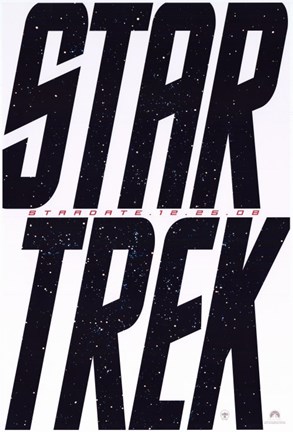 Framed Star Trek XI - style G Print