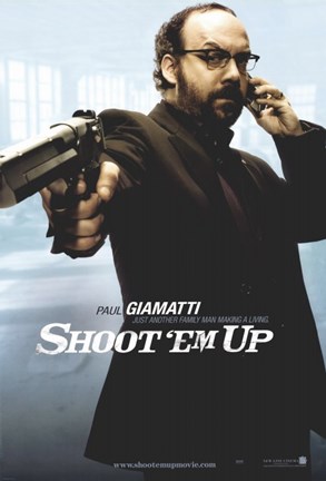 Framed Shoot &#39;Em Up - Paul Giamatti Print